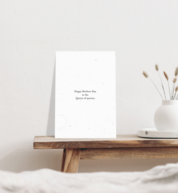 PLANTABLE Mother's Day Card || QUEEN