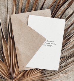 PLANTABLE Greeting Card || FLOWERS