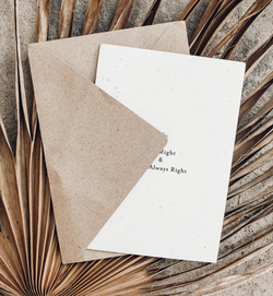 PLANTABLE Greeting Card || MR RIGHT