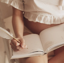 Mama Journal + Feather Pen Bundle