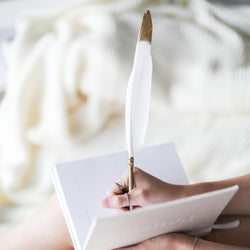 White Feather pen
