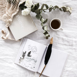 Black Feather Pen