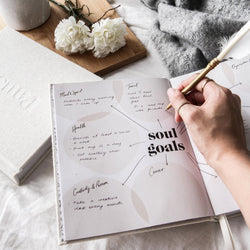 soul journal self care pause