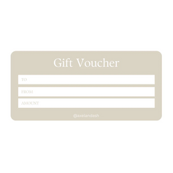 Axel & Ash Gift Voucher