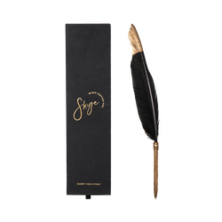 Black Feather Pen