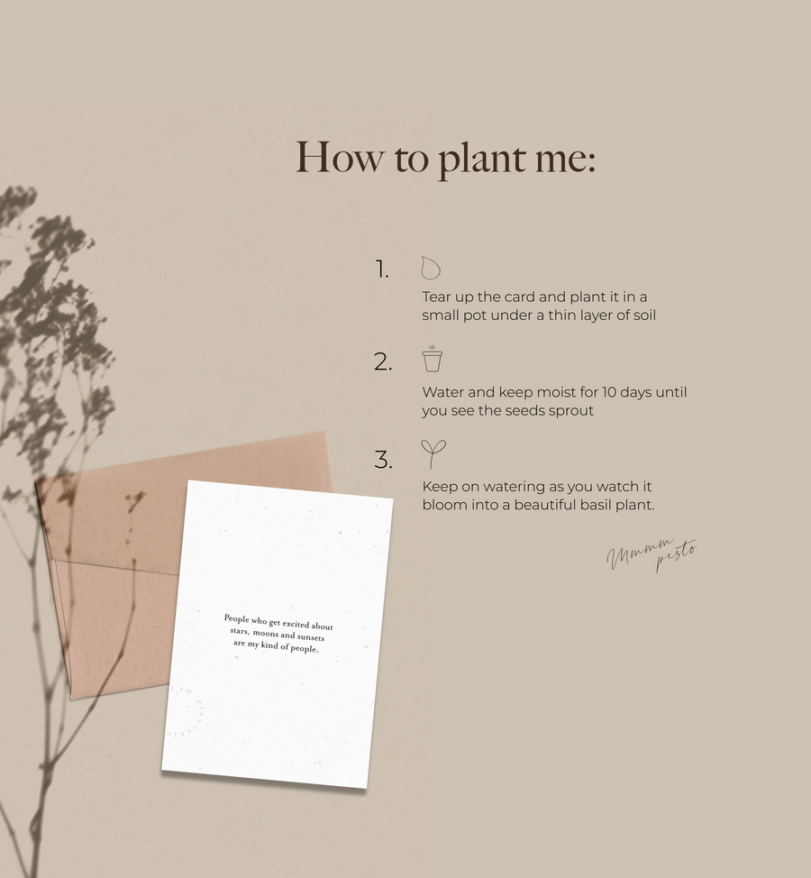PLANTABLE Greeting Card || FLOWERS