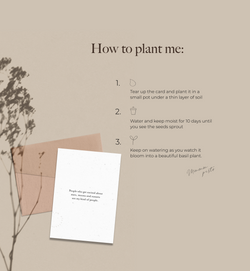 PLANTABLE Greeting Card || SENILE