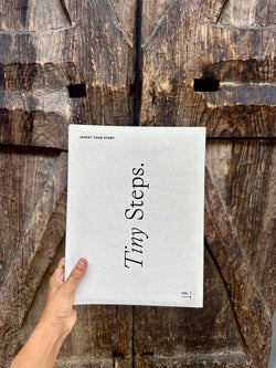 TINY STEPS | Baby Linen Photo Album