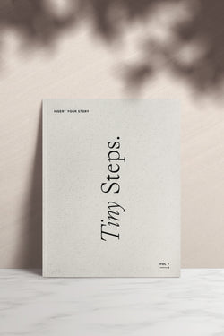 TINY STEPS | Baby Linen Photo Album