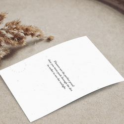 PLANTABLE Greeting Card || FLOWERS