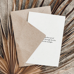 PLANTABLE Greeting Card || FLOWERS