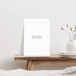 PLANTABLE Greeting Card || HISTORY