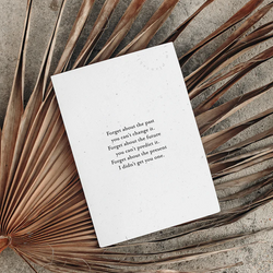 PLANTABLE Greeting Card || NO PRESENT