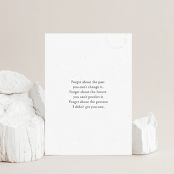 PLANTABLE Greeting Card || NO PRESENT