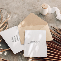 PLANTABLE Greeting Card || NO PRESENT