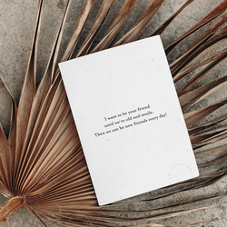 PLANTABLE Greeting Card || SENILE