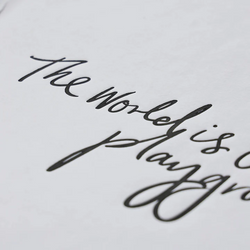The World is Our Playground Print