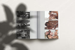 TINY STEPS | Baby Linen Photo Album