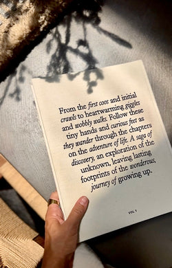 TINY STEPS | Baby Linen Photo Album