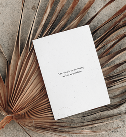 PLANTABLE Greeting Card || DIE YOUNG