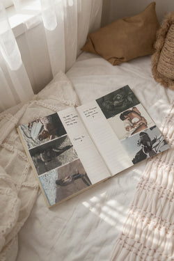 TINY STEPS | Baby Linen Photo Album